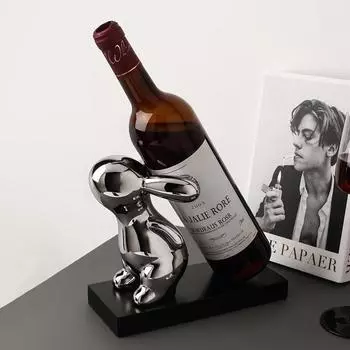 Креативная винная стойка Beihanmei Rabbit, гостиная, дом, переезд, подарочные подарки, строгий отбор, керамический винный шкаф, украшение A