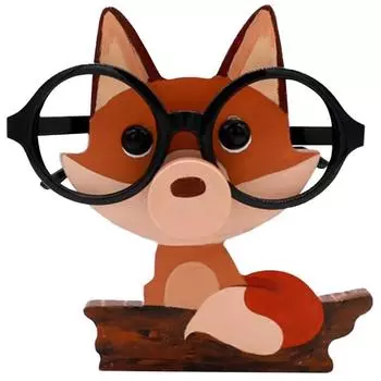 Креативная витрина для солнцезащитных очков, деревянная подставка, держатель для очков Fox