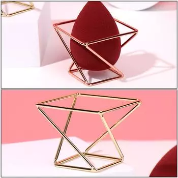 Креативная волшебная трехмерная полка для пудры из кованого железа, подставка для яиц, подставка для макияжа, стеллаж для губок