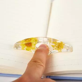 Креативная закладка для большого пальца, смола, книжный пресс, вспомогательное устройство для чтения книг