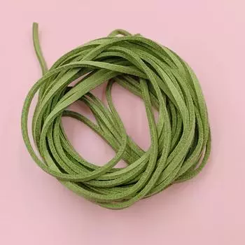 Креативная замша, бархат, замша, кожаная веревка, нить, кружево, изготовление ювелирных изделий, кожаный шнур, веревка «сделай сам», кожаная веревка 4,5 м, 1,5 мм, многоцветная плоская искусственная веревка чёрный