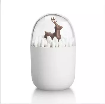 Креативная зубочистка держатель пластиковый держатель для ватных палочек с милым мини-кроликом кактусами милый красивый и простой elk