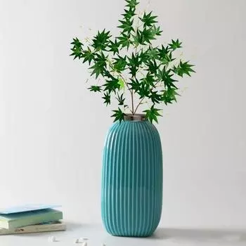 Креативное искусственное растение с высокой имитацией 3 цветов осеннего украшения вино красного