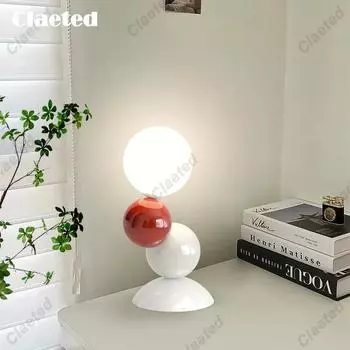 Креативное искусство Настольная лампа Современная Простая Цветная Розовая Спальня Прикроватные лампы Декоративный свет Кабинет Средневековье Стоячее освещение