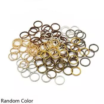 Креативное изготовление аксессуаров, разъемы, высокое качество, DIY, поиск ювелирных изделий, популярные 3-20 мм, разрезные кольца, кольца для шитья, 50-500 шт./лот 0.7*5MM 200PCS разноцветный