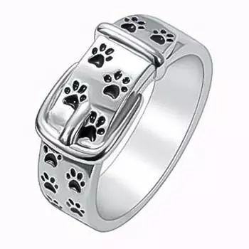 Креативное кольцо для ошейника для щенка, милые модные аксессуары для колец 6