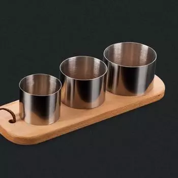 Креативное круглое покрытие, здоровая форма для формования посуды из нержавеющей стали, аксессуары для отеля, форма для формования салата A