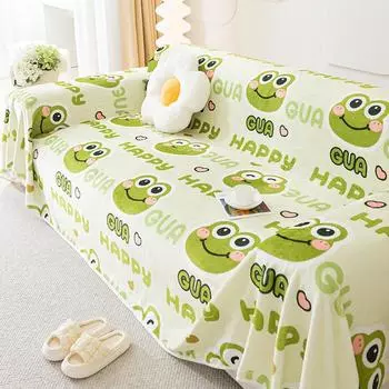 Креативное мультяшное животное диванное полотенце все включено гостиная универсальный чехол плюшевый ворс шерстяное одеяло 180*130cm