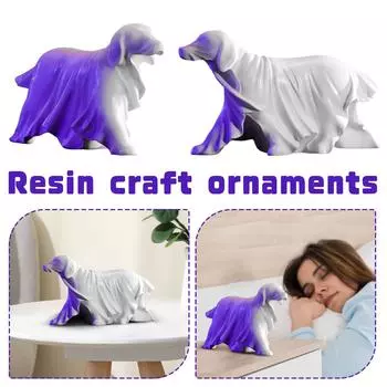 Креативное праздничное украшение, полимерные поделки, статуэтки, статуя собаки, украшения для праздничной вечеринки One Size
