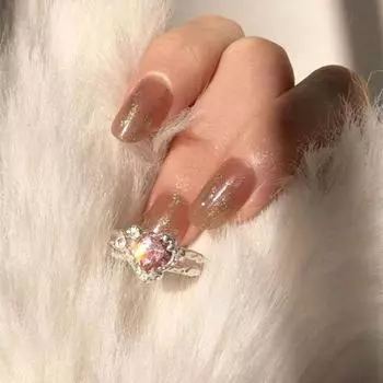 Креативное простое элегантное женское кольцо с геометрической бабочкой, набор из нескольких предметов, кольцо для хвоста, модные аксессуары