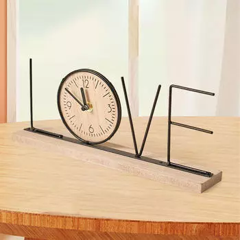 Креативное украшение рабочего стола, настольные часы, модные тихие ремесла, художественный орнамент для входа в дом LOVE