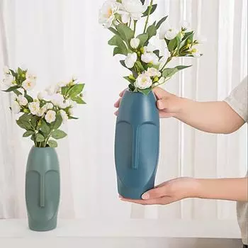 Креативное украшение вазы, гладкая поверхность, стабильная, декоративная белый