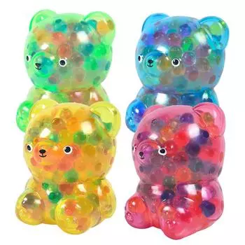 Креативное вентиляционное отверстие игрушка Симпатичный мультфильм декомпрессия подарок на день рождения оригинальность экструзия Пинч музыка Красочные медведи