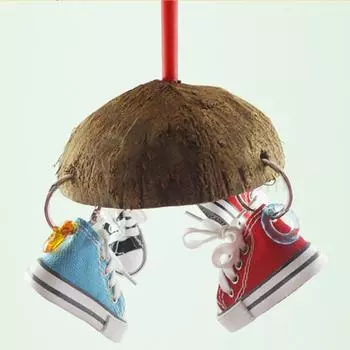 Креативность Мультяшные Мини Холщовые Туфли Птицы Милый Попугай Поделки Игрушки LS