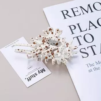 Креативность Уникальные Красочные Металлические Заколки для Волос в Виде Ракушек Инопланетян для Женщин Девушек Y2K Полые Головные Уборы Ракушка Краб Заколка для Волос Аксессуары для Волос