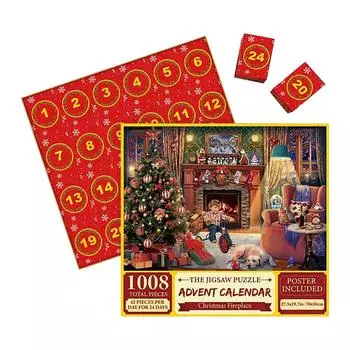 Креативные 24 коробки головоломки Красные рождественские 24 дня сюрприз угадывание музыки Маленький подарок One Size