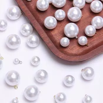 Креативные 5/10 шт. аксессуары для серег белый жемчуг искусственный жемчуг DIY изготовление ювелирных изделий жемчужное ожерелье 4-16 мм материалы модный кулон свободные бусины 10mm/5pcs серебряный