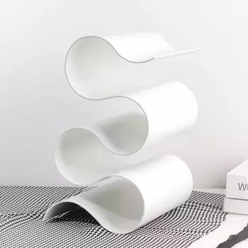 Креативные абстрактные S-образные винные полки металлические украшения черные скандинавские украшения свежие украшения для дома винные полки украшения