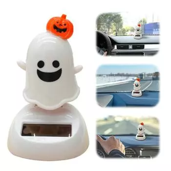 Креативные автоматические качели на солнечных батареях, фигурки кукол для танца, украшения, подоконник, D M6U0 White-1pcs