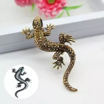 Креативные аксессуары, винтажная брошь с изображением дикого знака синий