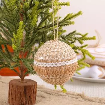 Креативные белые рождественские шары, пентаграмма, сердце, пенопласт и веревка, елочные украшения, праздничные принадлежности, реквизит для фотосъемки, подвеска-капля, Рождество