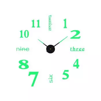 Креативные бесшумные настенные часы «сделай сам», трехмерные декоративные часы для гостиной, европейские часы S