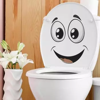 Креативные большие глаза необычное выражение ванная комната украшения для ванной настенные наклейки 29*29CM/fun-m337