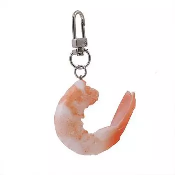 Креативные брелоки с креветками, сумка, подвеска, пряжка для ключей, украшения, автомобильные аксессуары