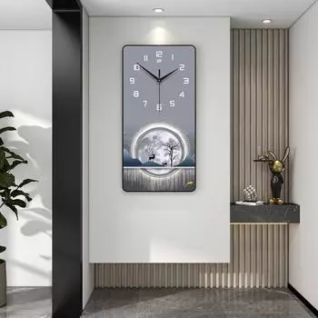 Креативные часы для гостиной, простые часы, высококачественные настенные часы для дома, ресторана, входа, фон, декоративная картина, настенные часы, новый стиль
