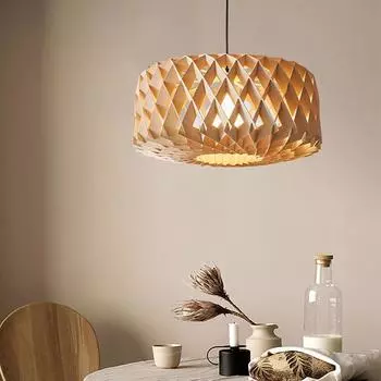 Креативные деревянные лампы для столовой. Деревянные лампы и фонарики. Бревна. Персонализированные моделирующие лампы для бальных залов.