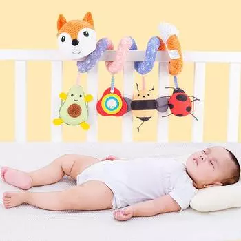 Креативные детские развивающие игрушки, кроватка, спиральная детская кровать, колокольчик, подвесная коляска для детей 5