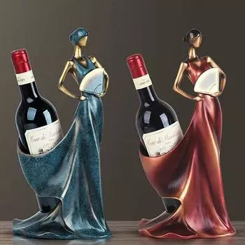 Креативные домашние декоративные фигурки, украшения, современный минималистичный синий цвет, веер, красота, украшение для винной стойки, креативное свадебное ремесло