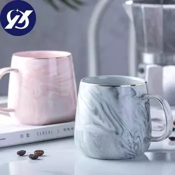 Креативные европейские кружки для кофе с молоком в Пномпене, кружка для воды с мраморным узором, кружка для воды для завтрака, офиса, дома, посуда для напитков, чашка для чая, подарки для влюбленных розовый