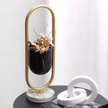 Креативные геометрические металлические вазы с украшениями в скандинавском стиле, современный свет, роскошная гостиная, тумба под телевизор, обеденный стол, цветочная композиция, цветочное украшение