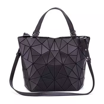 Креативные геометрические сумки с бриллиантами, женская модная светящаяся портативная сумка через плечо чёрный