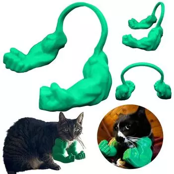 Креативные гигантские руки-подставки для домашних животных, подвесные ручки для шеи, игрушки для кошек и цыплят One Size белый