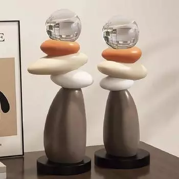 Креативные хрустальные украшения, каменные смоляные художественные украшения, гостиная, офис, тумба под телевизор, винный шкаф, украшения, аксессуары, ремесла