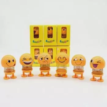 Креативные и милые весенние украшения для машин в виде болванчика - Мультяшные выражения для украшения интерьера