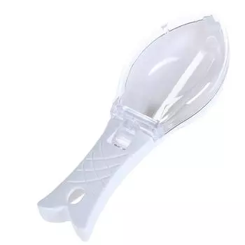 Креативные инструменты для чистки рыбы, кухонные принадлежности, пластиковые скребки, весы, кухонные аксессуары белый