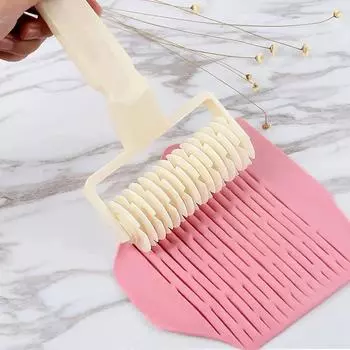 Креативные инструменты для выпечки, пластиковый роликовый сетчатый резак L/M/S, сетчатый узор для теста, помадки, пиццы, тортов, пирогов, кухонные принадлежности