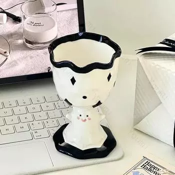 Креативные керамические кофейные чашки на Хэллоуин, изысканные милые мультяшные рождественские подарки, домашний десерт для чаепития и йогурта 200ml