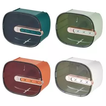 Креативные коробки для салфеток, бытовая стойка для хранения бумажных полотенец, ванная комната, столовая, многофункциональная настенная коробка для салфеток светло-зеленый