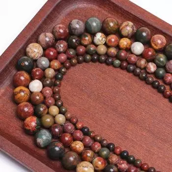 Креативные круглые бусины из натурального камня, свободные бусины, материал ручной работы для изготовления ювелирных изделий, аксессуары для изготовления ювелирных изделий, подвески, большое количество, ожерелья «сделай сам» 4mm about 40Pcs