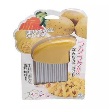 Креативные кухонные инструменты, овощной волновой измельчитель, нож для резки фруктов, картофеля, слайсер, кухонные инструменты One Size зелёный