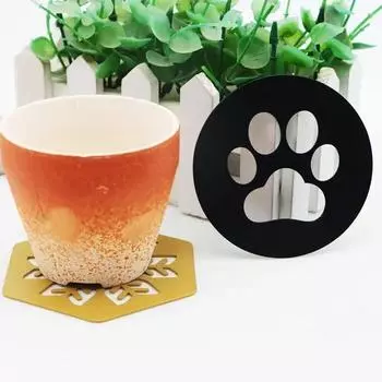 Креативные металлические подставки под пищевые коврики в западном стиле Изоляционные коврики Европейские декоративные коврики для тарелок Нескользящие, противоожоговые, круглые армия зеленый