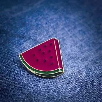 Креативные милые броши в виде арбуза, мультяшные модные фрукты, эмалированные значки, куртки, рубашки, сумки, значки на лацканы, аксессуары для одежды, подарки