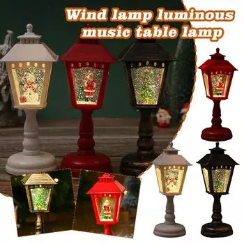 Креативные мини-украшения, настольные лампы, рождественские украшения для дома, снеговики, лампы, ночная подсветка Санта-Клауса Q6U2 Brown-One size