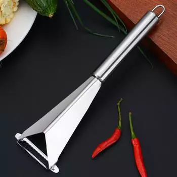 Креативные многоцелевые инструменты из нержавеющей стали для нарезки фруктов, кухонный гаджет, треугольный нож для резки яблок и очистки фруктов