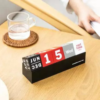 Креативные многофункциональные настольные календари, украшения, держатель для телефона, спальня чёрный