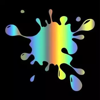 Креативные наклейки на автомобиль с отпечатками пятен, интересные виниловые наклейки, блокирующие царапины, декоративные наклейки на двери автомобиля, стеклянные бамперы, автомобильные детали красный